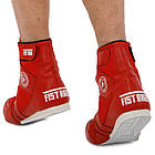 Боксерки шкіряні Zelart Fistrage 4172 розмір 39 Red, фото 2