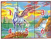 Набір для вишивання за нанесеною на канву схемою "Flying horse ". AIDA 14CT printed, 54*43 см, фото 4