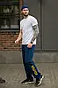 Чоловічі спортивні штани Tailer з трикотажу у патріотичному стилі, фото 3
