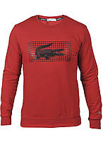 Світшот чоловічий Lacoste 23-K-9203 бордовий 2XL