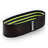 Тканева гумка для фітнесу та спорту Power System PS-4092 Booty Band LVL 2 Black/Green (d_80 см. 12-16кг.), фото 6