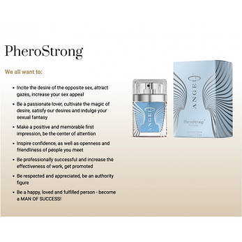 Парфуми з феромонами PheroStrong pheromone Angel for Women, 50 мл | Limon, фото 2