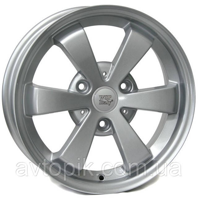 Литі диски WSP Italy Smart (W1507) Etna R15 W5 PCD3x112 ET25 DIA57.1 (hyper silver)