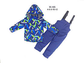 Комбінезон для хлопчиків на флісі оптом, Taurus, 4-12 рр., арт. DL-686