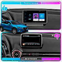 Штатна магнітола Lesko для Mazda CX-3 I Рестайлінг 2018-н.в. екран 9" 1/16Gb Wi-Fi GPS Base 7 шт., фото 3