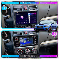 Штатна магнітола Lesko для Subaru WRX I 2014-2017 екран 9" 2/32Gb Wi-Fi GPS Base 6шт, фото 3