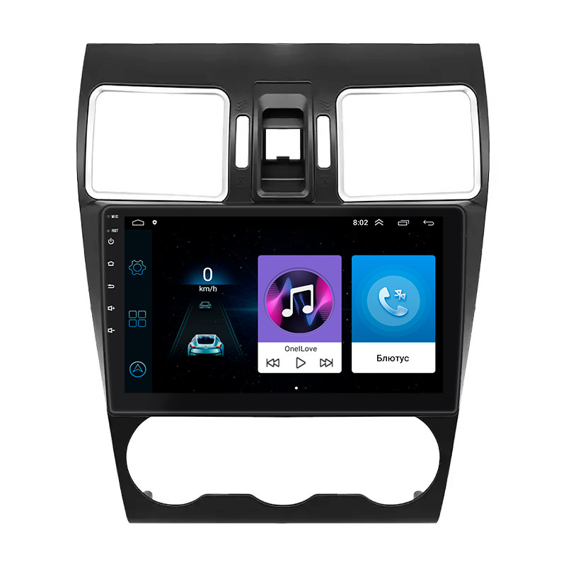 Штатна магнітола Lesko для Subaru XV I Рестайлінг 2015-2017 екран 9" 1/16Gb Wi-Fi GPS Base 6шт