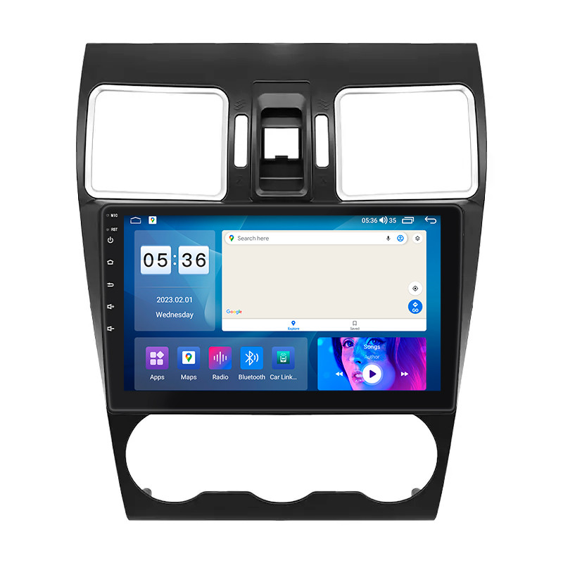 Штатна магнітола Lesko для Subaru WRX I 2014-2017 екран 9" 2/32 Gb CarPlay 4G Wi-Fi GPS Prime 6шт