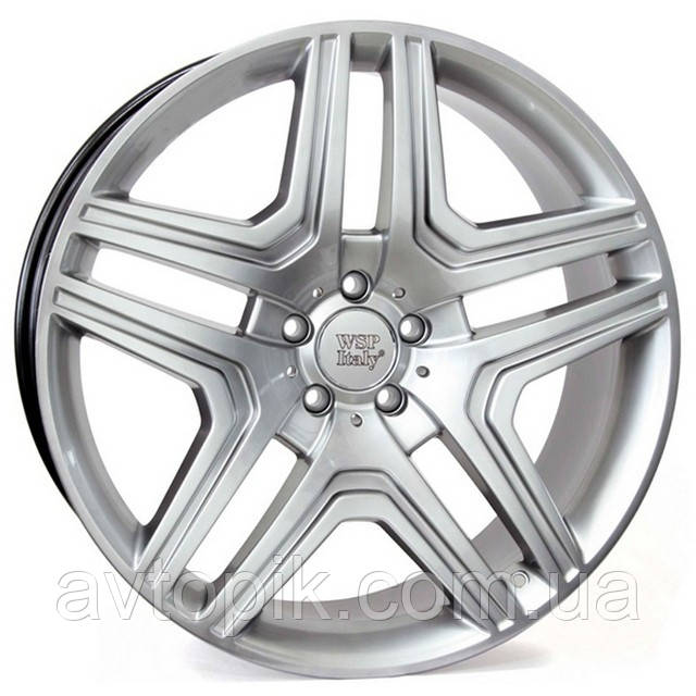 Литі диски WSP Italy Mercedes (W766) AMG Nero R19 W8.5 PCD5x112 ET62 DIA66.6 (hyper silver)