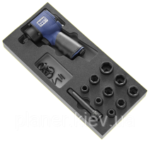 Ударний гайковерт 1/2" 678 N.m з набором (9 головок, аксесуари) EXPERT E231101 (Франція), фото 1