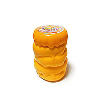 Вязкая масса "Fluffy Slime" FLS-01-01U с сюрпризом (Оранжевый) от LamaToys