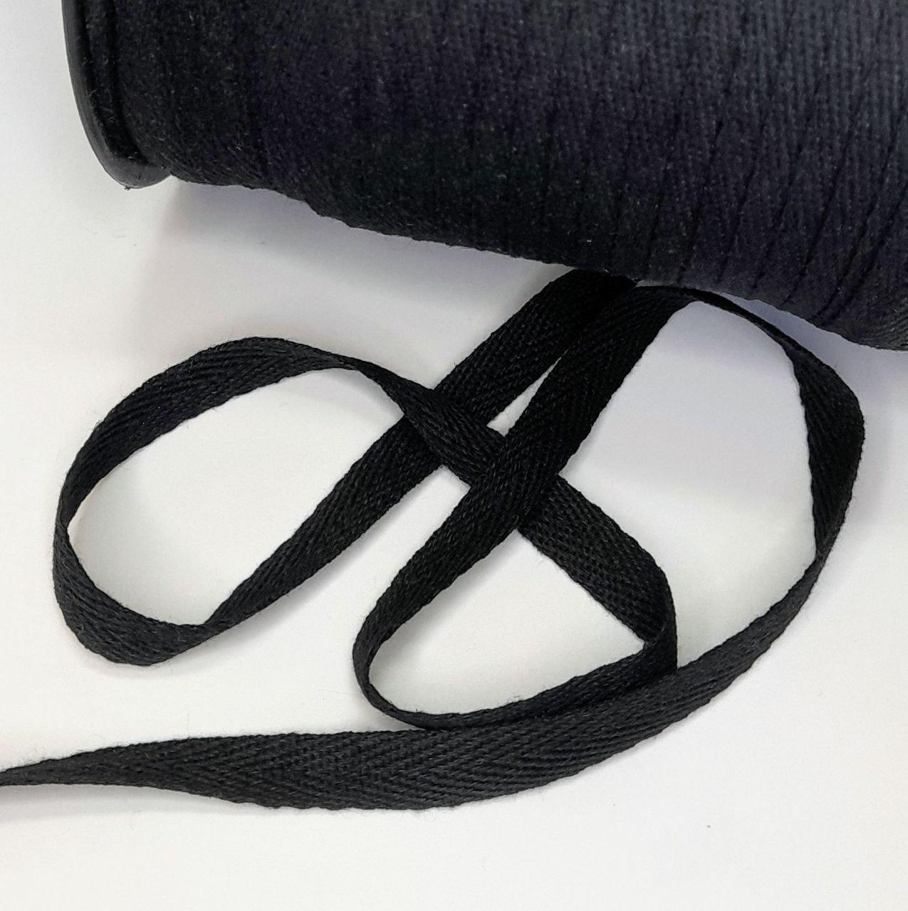 Стрічка кіперна чорна 10мм, фото 1