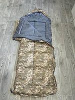 Спальный мешок (спальник) с капюшоном зимний( 70х205), Пиксель