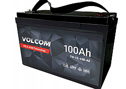 Аккумуляторна  батарея   Volcom  AGM 12V 100Ah ИБП SinusPRO