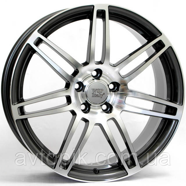 Литі диски WSP Italy Audi (W557) S8 Cosma Two R18 W8 PCD5x112 ET45 DIA57.1 (black polished)