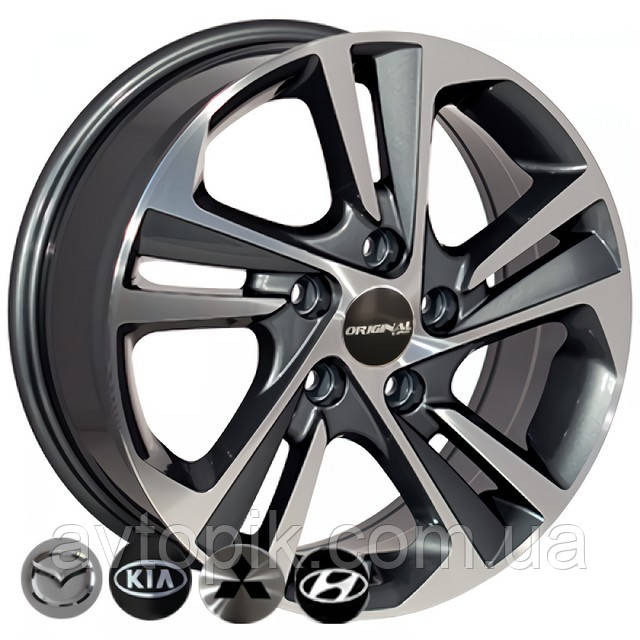 Литі диски ZW Kia (BK5210) R16 W6.5 PCD5x114.3 ET50 DIA67.1 (GP)