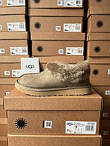 Зимові Жіночі Черевики UGG Coquette Khaki / УГГ Кокет Хакі, фото 6