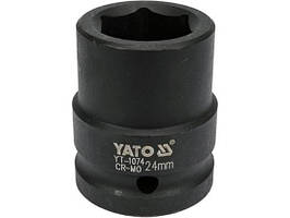 Головка торцева ударна 6-гранна 3/4" YATO 24х50мм
