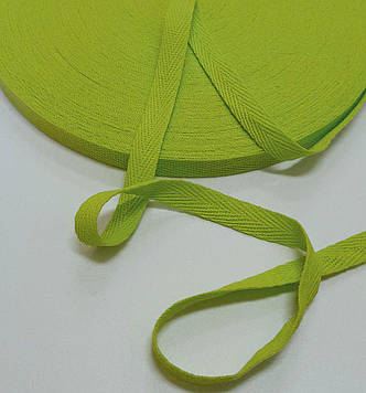 Стрічка кіперна салатова 10мм