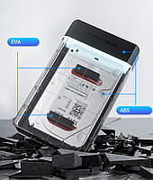Зовнішня кишеня Acasis EC-5153C для 3.5" HDD USB 3.0 Type C, фото 6