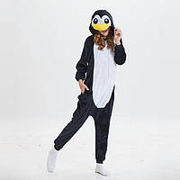 Милая пижама для мужчин и женщин, комбинезон-кигуруми Пингвин