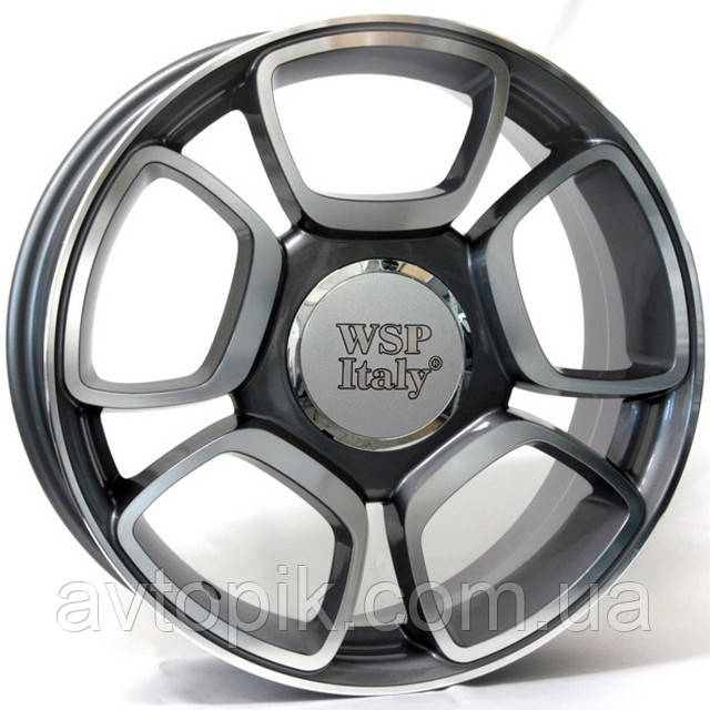 Литі диски WSP Italy Fiat (W157) Forio R17 W7 PCD4x100 ET37 DIA56.6 (anthracite polished)