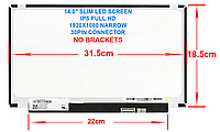 Матрица для ноутбука 14.0 Led Slim 1920x1080, 30pin(eDP) IPS ( без планок и ушей) NT140FHM-N44 нов