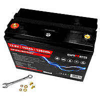 Акумулятор Gares LiFePO4 BT 12.8 V 100 Ah Bluetooth