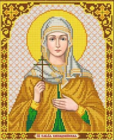 Икона Святой Эмилии для вышивки бисером. Цена указана без бисера