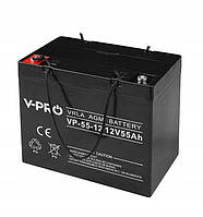 Аккумулятор Volt Polska 6AKUAGM055 AGM 12V 55Ah UPS PIEC CO