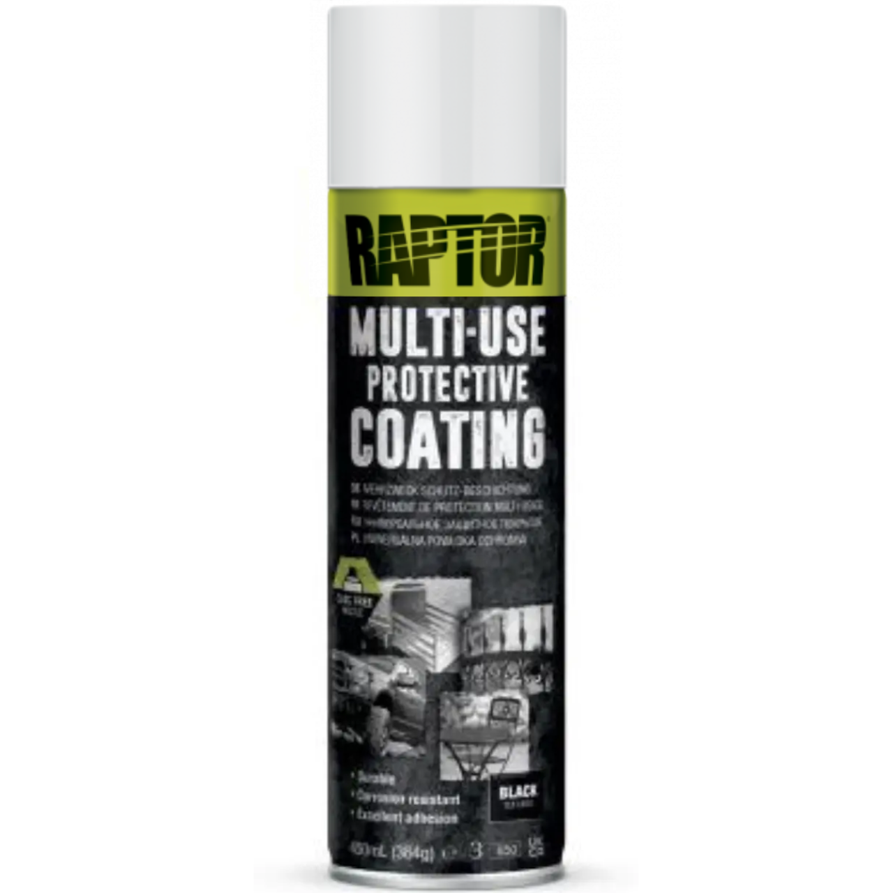 Універсальне захисне покриття (фарба) U-POL RAPTOR™ Multi-Use Protective Coating, 450 мл Аерозоль Білий