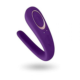 Вагінально-кліторальний вібратор Вібратор для пари Partner Toy Кліторальні вібратори
