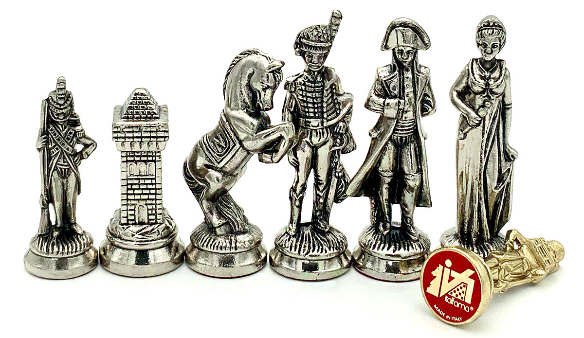 Шахові тематичні колекційні фігурки  ручної роботи від італійського бренду Italfama, фото 1