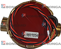 Лічильник літрів/Brass water meter w/cable DOX30/45