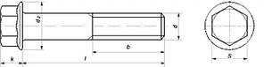 DIN 6921 (ISO 8100, 8102) Болт із шестигранною головкою та фланцем