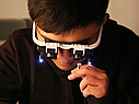 Окуляри-лупа бінокулярні Magnifier 9892H-1 (8x-62 мм/23x-21 мм) c LED підсвічуванням для ремонту ( код: 9892H-1 ), фото 10