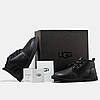 Зимові Черевики UGG Neumel Black Leather / УГГ Неумел Лезер Чорні, фото 6