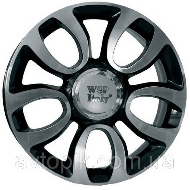 Литые диски WSP Italy Fiat (W167) Ercolano R17 W7 PCD5x98 ET41 DIA58.1 (gloss black polished)