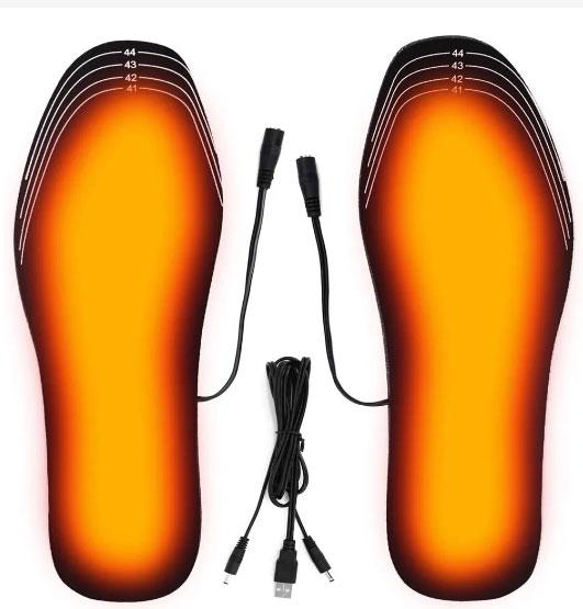 Устілки з підігрівом від павербанку універсальний розмір 35-45, фото 1