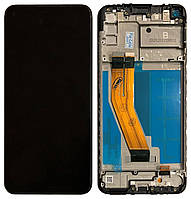 Дисплей + сенсор Samsung A115 Galaxy A11(2020) черный с рамкой (PRC)