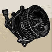 Мотор пічки