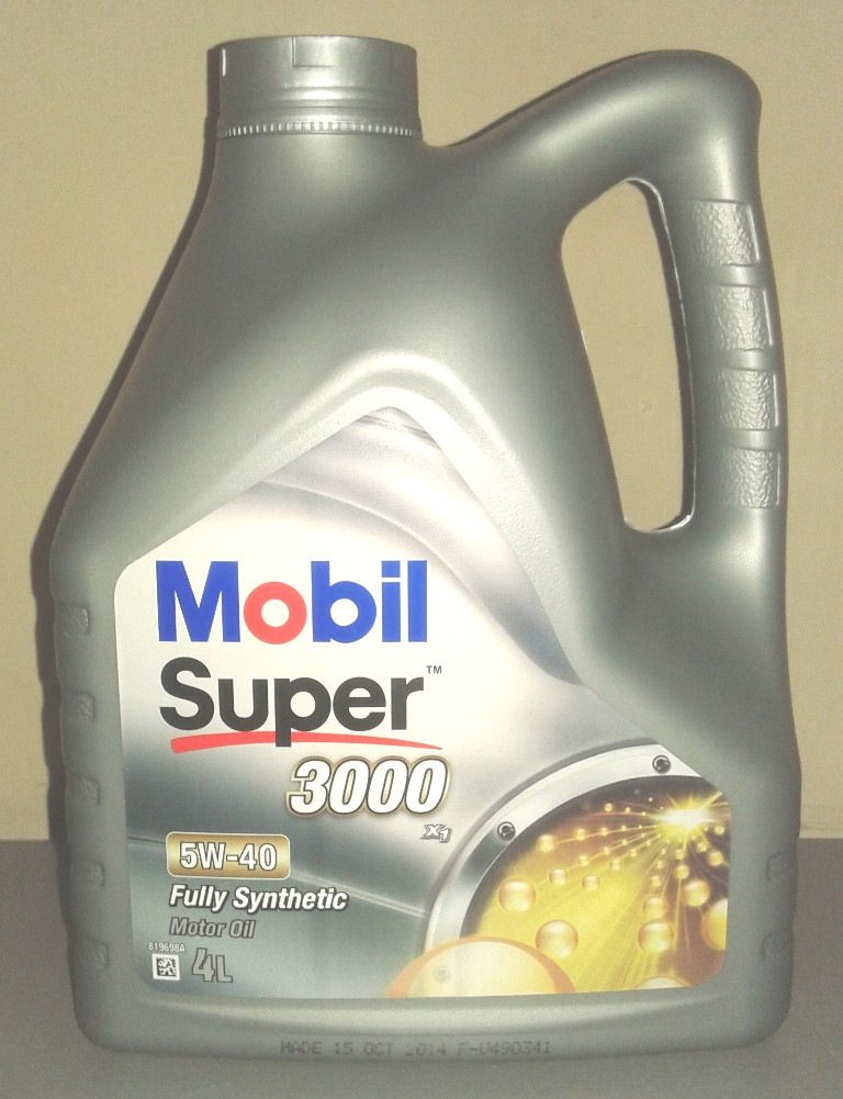  Масло синтетика Mobil Super 3000 / Мобил Супер 3000 X1 5W40 4L .