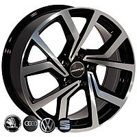 Литые диски ZW Skoda (BK5125) R14 W6 PCD5x100 ET35 DIA57.1 (BP)