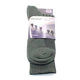 Зимові чоловічі шкарпетки високі махрові Упаковка 6 пар термошкарпетки теплі трекінгові повсякденні від виробника Хакі 40-45, фото 6