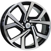 Литые диски WSP Italy Volkswagen (W469) Giza R18 W7.5 PCD5x100 ET51 DIA57.1 (gloss black polished)