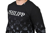 Світшот чоловічий Philipp Plein 23-K-502 чорний S, фото 6