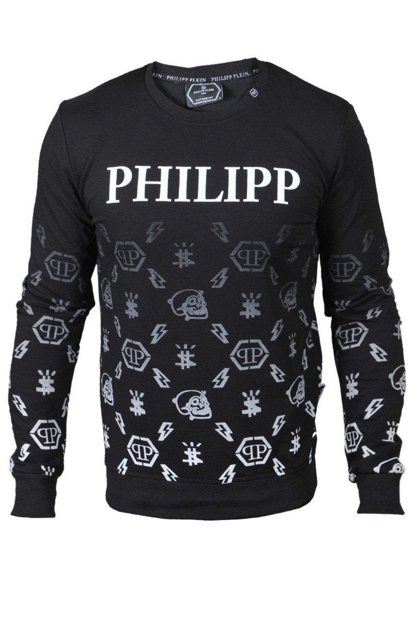 Світшот чоловічий Philipp Plein 23-K-502 чорний S