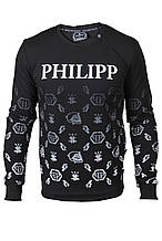 Світшот чоловічий Philipp Plein 23-K-502 чорний