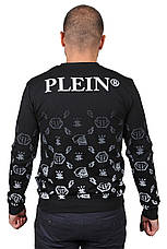 Світшот чоловічий Philipp Plein 23-K-502 чорний S, фото 5