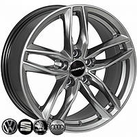 Литые диски ZW Mercedes (BK690) R18 W8 PCD5x112 ET42 DIA66.6 (GP)